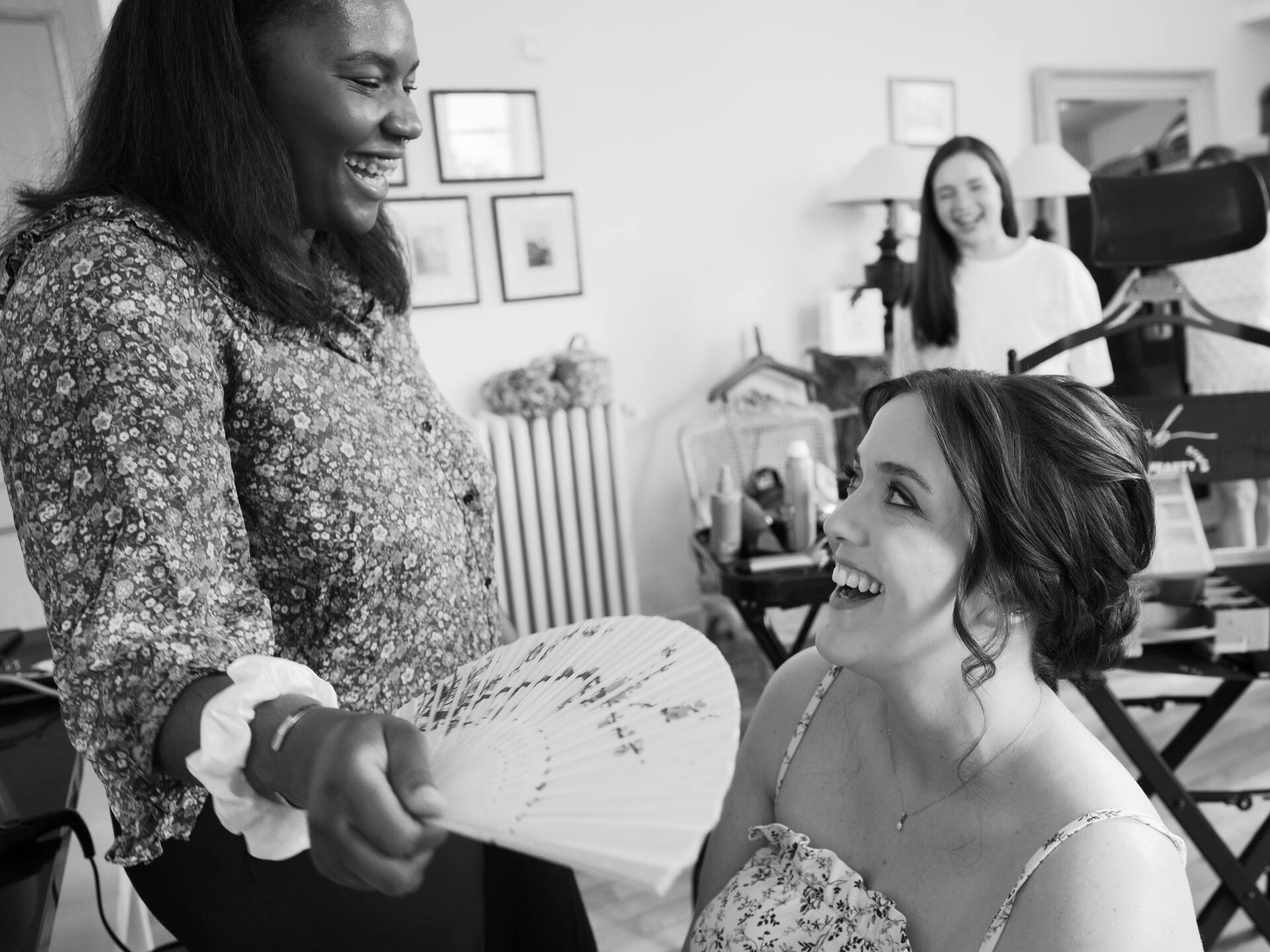 bridal hair preparation wedding valentina denis